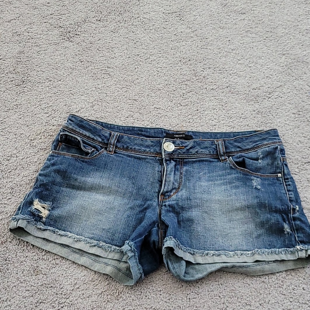 FOREVER 21 JEAN SHORTS